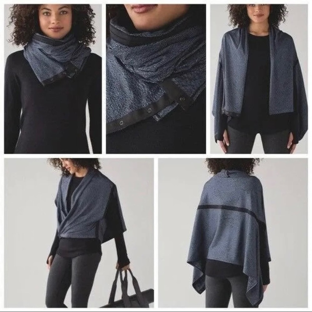 lululemon athletica Blue Wrap Scarf